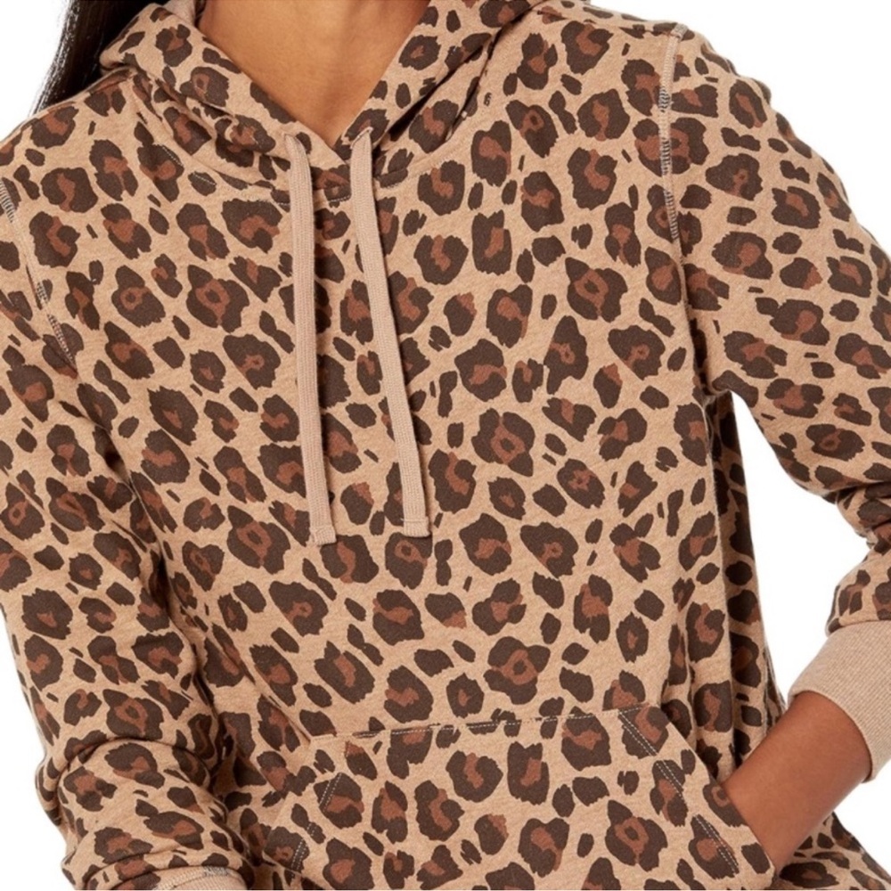 Nwot Amazon Essentials Leopard Print Sweatsuit, B… - image 3